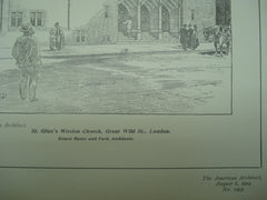 St. Gile's Mission Church on Great Wild St., London, England, UK, 1904, Ernest Runt and Ford