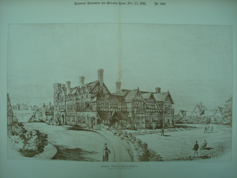 Abbey Hotel , Kenilworth, England, UK, 1891, Essex & Nicol