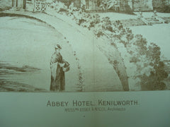Abbey Hotel , Kenilworth, England, UK, 1891, Essex & Nicol
