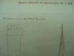 St. Oswald's Church , Small Heath, Birmingham, England, UK, 1891, W. H. Bidlake
