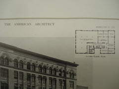 Telephone Building , Springfield, MA, 1912, Messrs. E. C. & G. C. Gardner