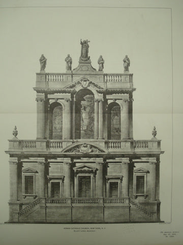 Roman Catholic Church , New York, NY, 1902, Elliott Lynch