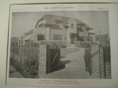 M. L. Smith House, Denver, CO, 1915, Fisher and Fisher