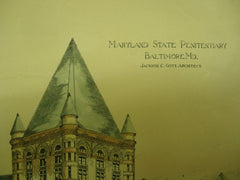 Maryland State Penitentiary , Baltimore, MD, 1893, Jackson C. Gott