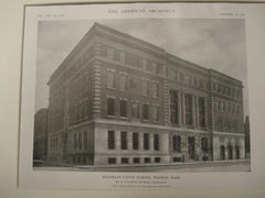 Franklin Union School, Boston, MA, 1915, R. Clipston Sturgis