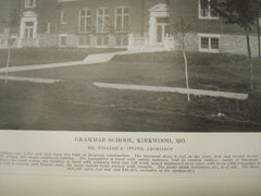 Grammar School, Kirkwood, MO, 1915, William B. Ittner