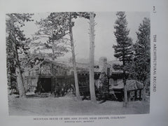 Mountain House of Miss Ann Evans , Near Denver, CO, 1928, Burnham Hoyt