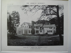 House of C.L. Perkins, Esq., Hewlett, Long Island, NY, 1912, Mr. William Adams