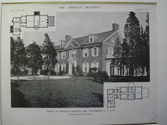 House of Howard S. Kniffen, Esq., Cedarhurst, Long Island, NY, 1912, Mr. William Adams