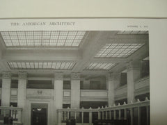 Banking Room, Boatman's Bank Building, St. Louis, MO, 1915, Eames and Young