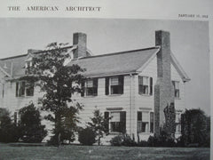 House of Albert Francke, Esq., Lawrence, Long Island, NY, 1912, Mr. William Adams