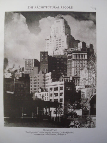 Equitable Trust Company Building, Manhattan, NY, 1928, Trowbridge & Livingston