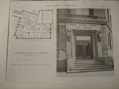 Sarah Morris Hospital for Children, Chicago, IL, 1915, Schmidt, Garden and Martin