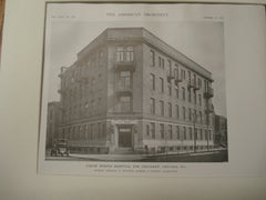 Sarah Morris Hospital for Children, Chicago, IL, 1915, Schmidt, Garden and Martin