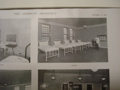 Interior, Cook County Psychopathic Hospital, Chicago, IL, 1915, Schmidt, Garden and Martin