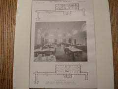 Interior, Cook County Infirmary, Lake Forest, IL, 1915, Schmidt, Garden and Martin