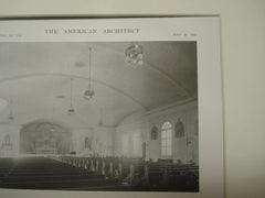 Interior, St. James Church, St. Joseph, MO, 1915, Eckel and Aldrich