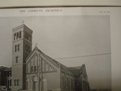 Exterior, St. James Church, St. Joseph, MO, 1915, Eckel and Aldrich