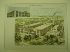 Simms Magneto Co. Factory , Watessing, NJ, 1911, Eugene Schoen