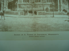 Church of St. Thomas of Canterbury , Wandsworth, London, England, UK, 1893, Edward Goldie