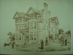 Queen's Hotel , Old Colwyn, Wales, UK, 1893, J. W. & R. F. Beaumont