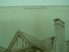 Queen's Hotel , Old Colwyn, Wales, UK, 1893, J. W. & R. F. Beaumont