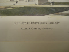 Ohio State University Library , Columbus, OH, 1911, Allen & Collens