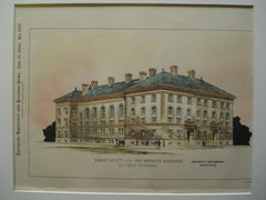 Wayne County Jail and Sheriff's Residence , Detroit, MI, 1896, John Scott and Company