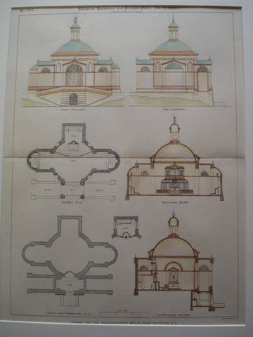 Chapel for the Rhododendron Estate, Biltmore, NC, 1896, R. Guastavino