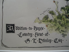 Addition to the Hayes County Seat of G.L. Dunlop, Esq. , Hayes County, NE, 1896, Donn and Peter
