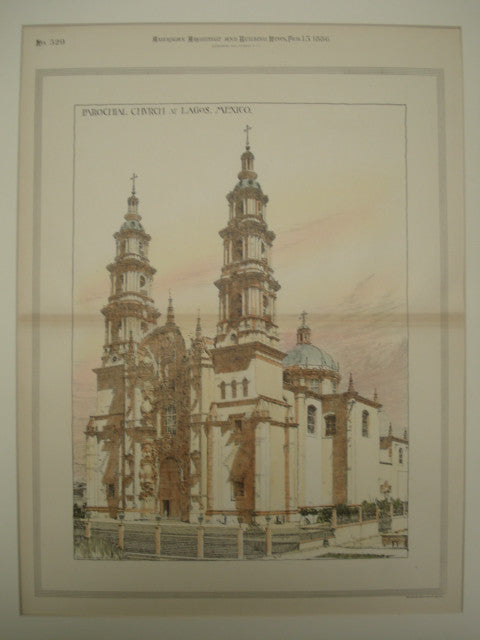 Parochial Church , Lagos, Mexico, 1886, Unknown