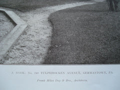 Nook: No. 240 Tulpehocken Avenue , Germantown, PA, 1905, Frank Miles Day & Bro