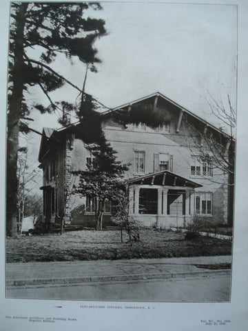 Semi-Detached Cottages , Georgetown, DC, 1906, Unknown