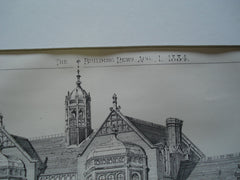 Institute Buildings , West Bromwich, England, UK, 1884, Wood and Kendrick