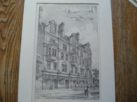 Five Shops for W. Shepherd, Wolverhampton, UK, 1884, G. H. Willoughby