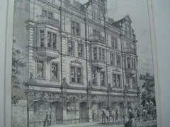 Five Shops for W. Shepherd, Wolverhampton, UK, 1884, G. H. Willoughby
