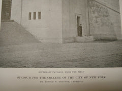 Stadium, College of the City of New York , New York, NY, 1915, Arnold W. Brunner