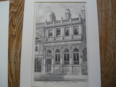 New Bank North Street , Leeds, England, UK, 1884, Edward Dodgshun