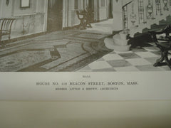 Hall, 118 Beacon St., Boston, MA, 1915, Little and Brown
