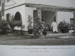 House of Thomas Shields Clarke, Sculptor , Lenox, MA, 1905, Wilson Eyre, Jr.