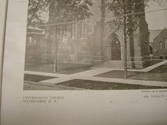 Universalist Church, Watertown, NY, 1909, Horace B. Upjohn