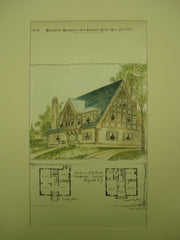 Residence of G. Clinton, Elizabeth, NJ, 1894, Mackenzie
