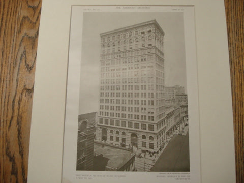 Fourth National Bank, Atlanta, GA, 1909, Morgan and Dillon