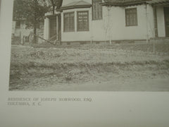 House of Joseph Norwood, Columbia, SC, 1909, Edwards and Walter