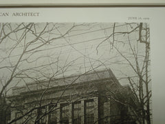 Second Ward School, Atlanta, GA, 1909, Haraldson Bleckley
