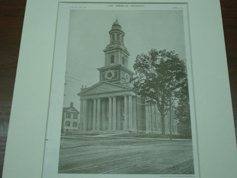 First Congregational Church, Danbury, CT, 1909, Howell and Stokes