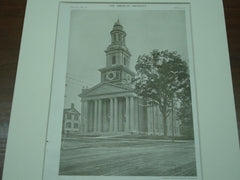 First Congregational Church, Danbury, CT, 1909, Howell and Stokes
