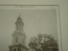 First Congregational Church, Danbury, CT, 1909, Howell and Stokes