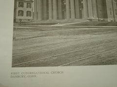 First Congregational Church, Danbury, CT, 1909, Howell and Stokes