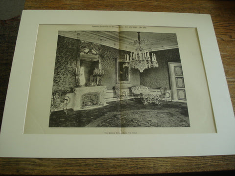 The Queen's Sitting Room, The Hague, Holland, EUR, 1898, Unknown